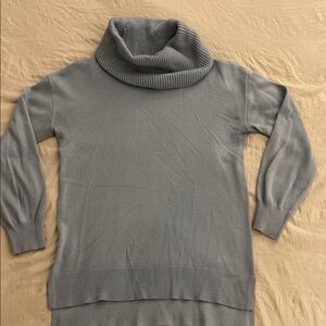 Elegant Gray Turtleneck Sweater